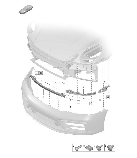 Diagram 802-210 Porsche Boxster 718 (982) 2017>> Carrosserie