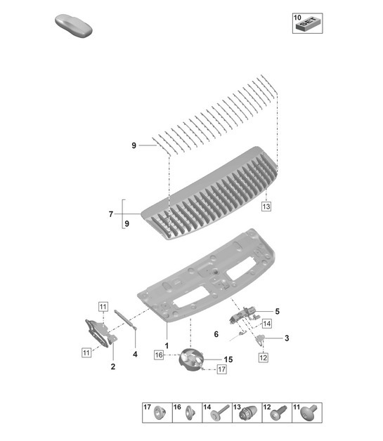 Diagram 803-120 Porsche 911 1987-1989 3.2L G50 Carrosserie