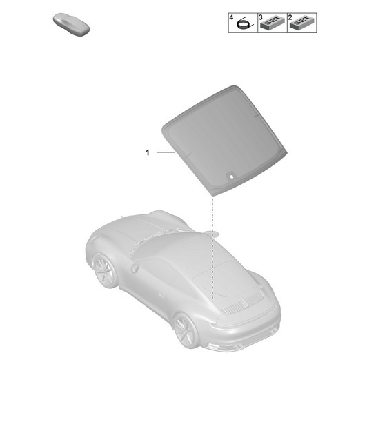 Diagram 805-005 Porsche Boxster 981 2.7L 2012-16 Body