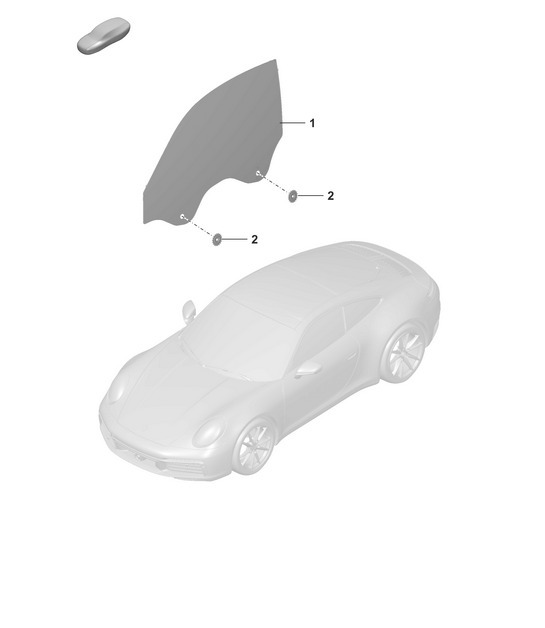Diagram 805-010 Porsche Cayman S 3.4L 987C 2005-08 Karosserie