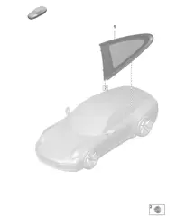 Seitenfenster - Coupé - 992.1 Carrera 2019 - 2024