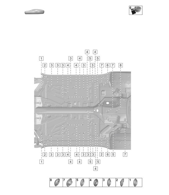 Diagram 806-400 Porsche 997 (911) MK2 2009-2012 Body