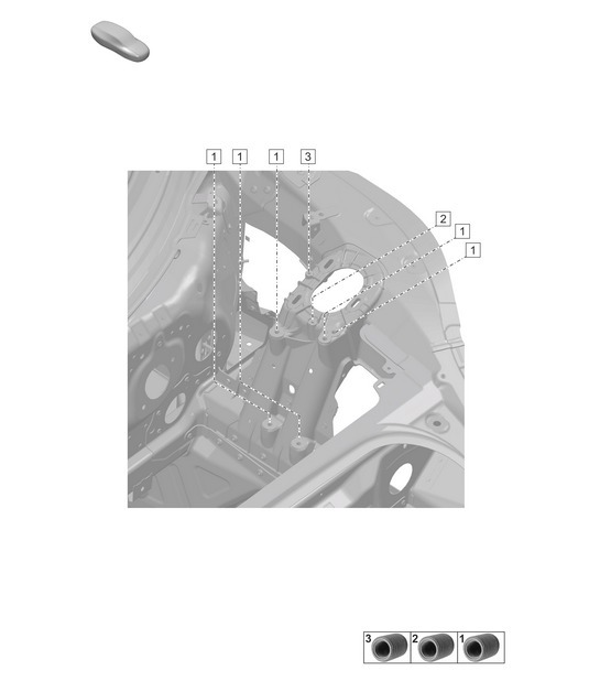 Diagram 806-700 Porsche Cayenne 92A (958) 2010-2017 Body