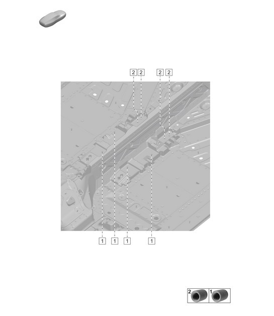 Diagram 806-800 Porsche Cayenne 92A (958) 2010-2017 Body