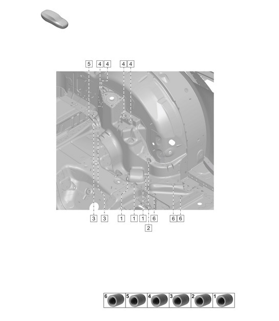 Diagram 806-900 Porsche Cayenne 92A (958) 2010-2017 Body