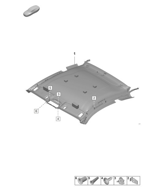 Diagram 807-510 Porsche Macan (95B) MK1 (2014-2018) Body