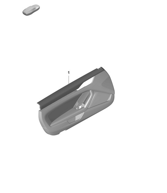 Diagram 808-601 Porsche 992 (911) MK1 2019-2024 Carrosserie