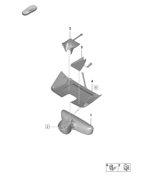 Diagram 809-700 Porsche 992 (911) MK1 2019-2024 Carrosserie