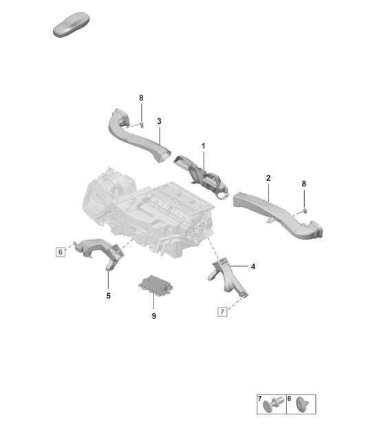 Diagram 814-100 Porsche 992 (911) MK1 2019-2024 Carrosserie