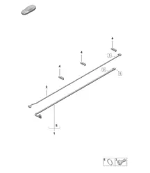 Air conditioning /  Refrigerant line/ Sill - LOWER - 992.1 Carrera 2019 - 2024