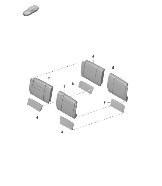 Diagram 818-335 Porsche 992 (911) MK1 2019-2024 Body