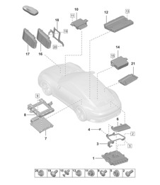 Control units  992.1 Carrera 2019 - 2024