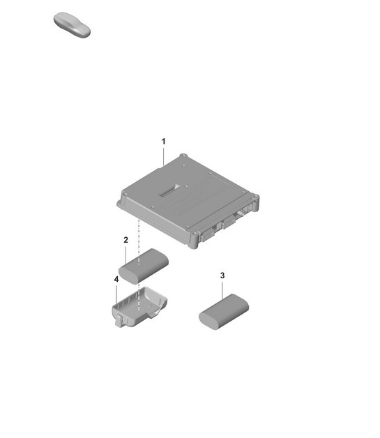 Diagram 901-036 Porsche 991.2 Speedster 4.0L (510Bhp) 2019 Electrical equipment