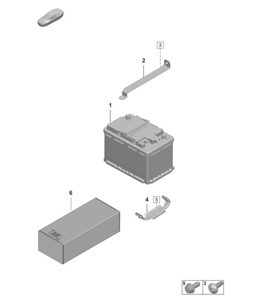 Diagram 902-060 Porsche 991.1 GT3 3.8L (475 Bhp) 2014-16 Elektrische Ausrüstung