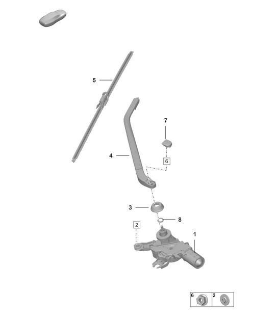 Diagram 904-050 Porsche 924 (1977-1988) Electrical equipment
