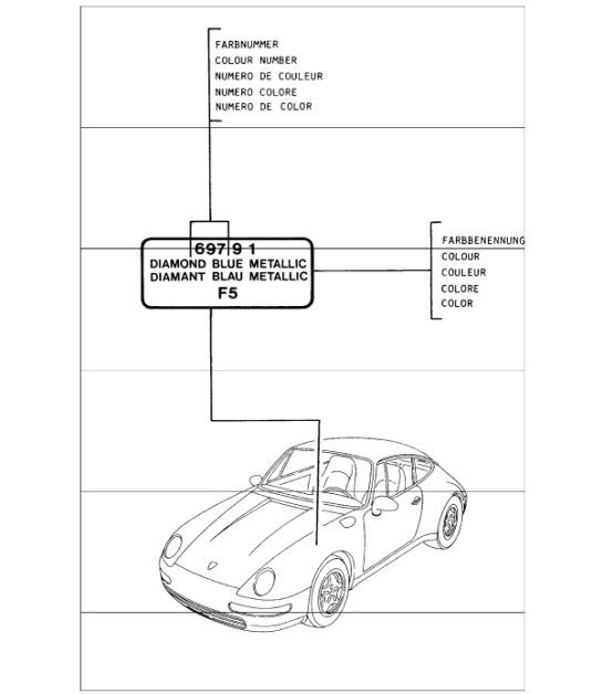 Diagram 004-00 Porsche 996 (911) (1997-2005) Accessories & others 
