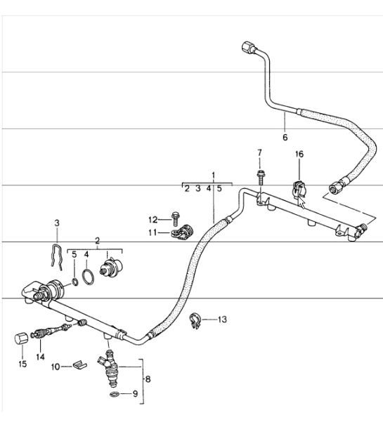 Diagram 107-05 Porsche 993 (911) C4S 1994-97 Motor