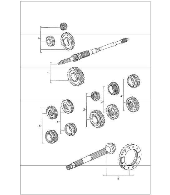 Diagram 303-00 Porsche 971.2 Panamera 4 E-Hybrid 2.9L V6 2021-23 