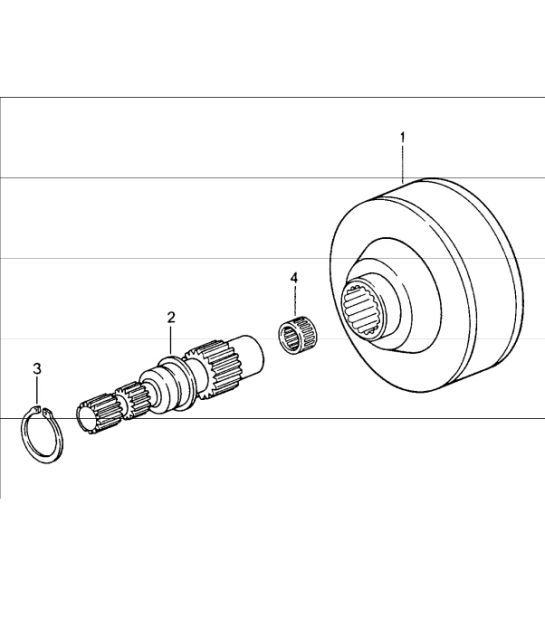 Diagram 305-10 Porsche Macan (95B) MK1 (2014-2018) Transmission