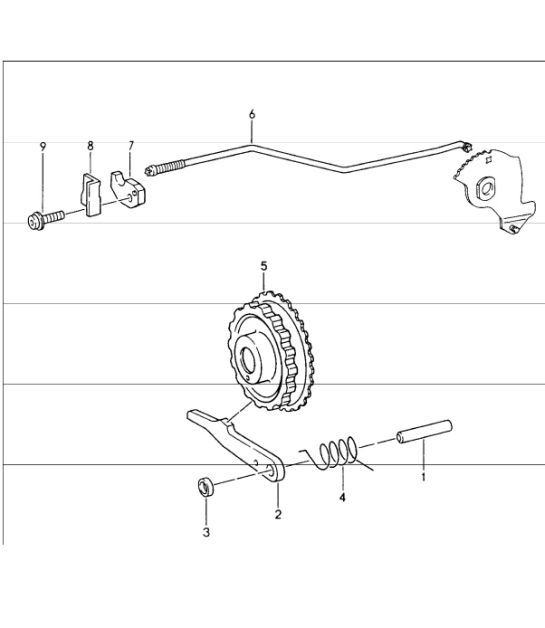 Diagram 320-04 Porsche 924 (1977-1988) Overdragen