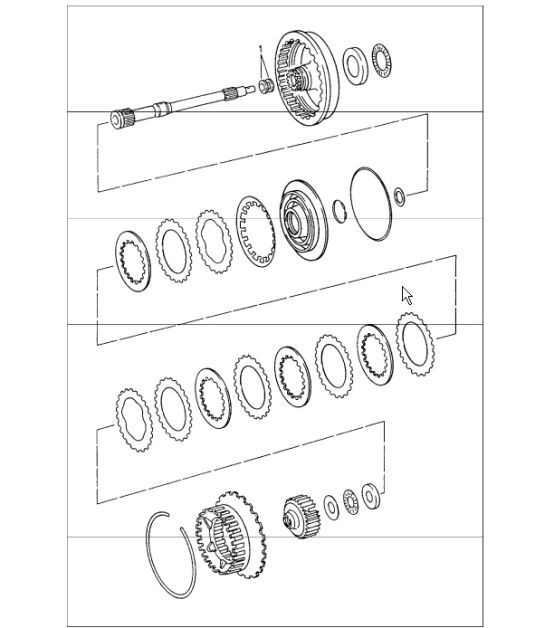 Diagram 340-00 Porsche 997 (911) MK1 2005-2008 Transmission
