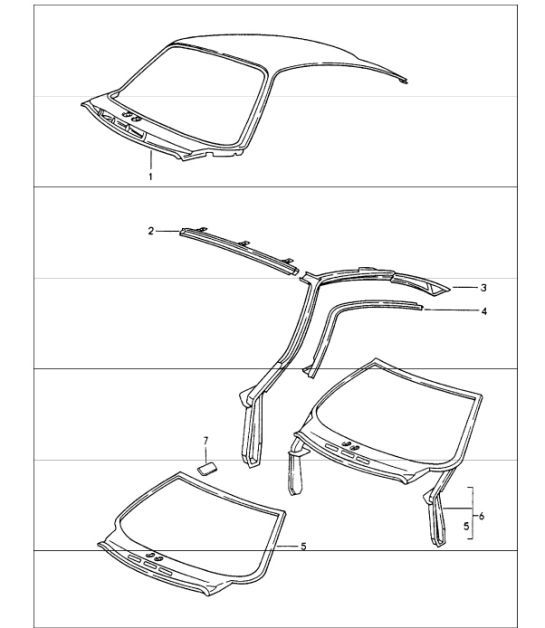 Diagram 801-45 Porsche 928 (1978-1995) 