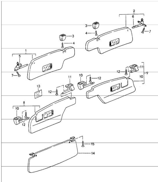 Diagram 809-05 Porsche 991 (911) MK1 2012-2016 Carrozzeria