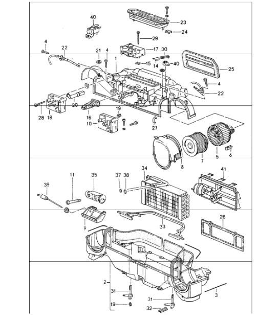 Diagram 813-05 Porsche Macan (95B) MK1 (2014-2018) Carrosserie