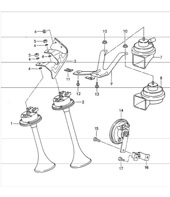 Diagram 903-00 Porsche Cayenne 9YA 2018-2023 