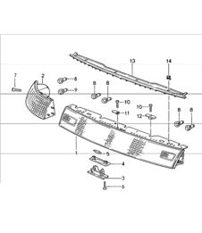 combined lights rear 993 1994-98