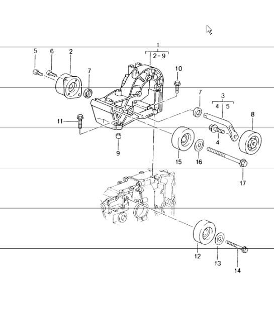 Diagram 101-10 Porsche Boxster 718 2.0L Manual (300 Bhp) 2017>> Motor