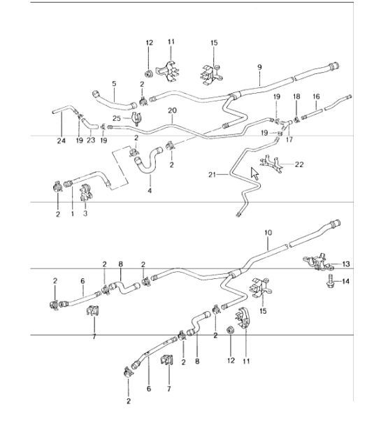 Diagram 105-10 Porsche 944 (1982-1991) 