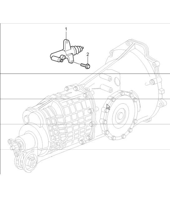 Diagram 301-05 Porsche 964 (911) (1989-1994) Übertragung