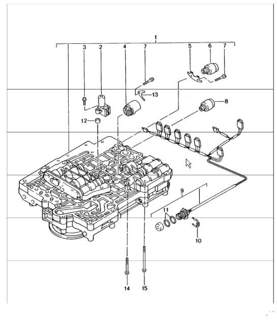 Diagram 340-02 Porsche 997 MK1 GT3 / GT3 RS 2007-09 Transmission