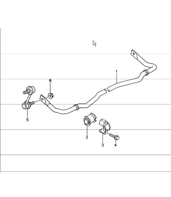 Diagram 501-03 Porsche Macan (95B) MK1 (2014-2018) Hinterachse
