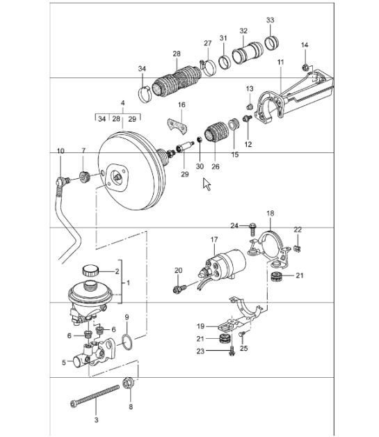 Diagram 604-00 Porsche 992.1 Turbo S 3.8L 2020-24 
