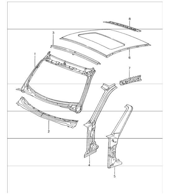 Diagram 801-45 Porsche 924S 2.5L 1988 