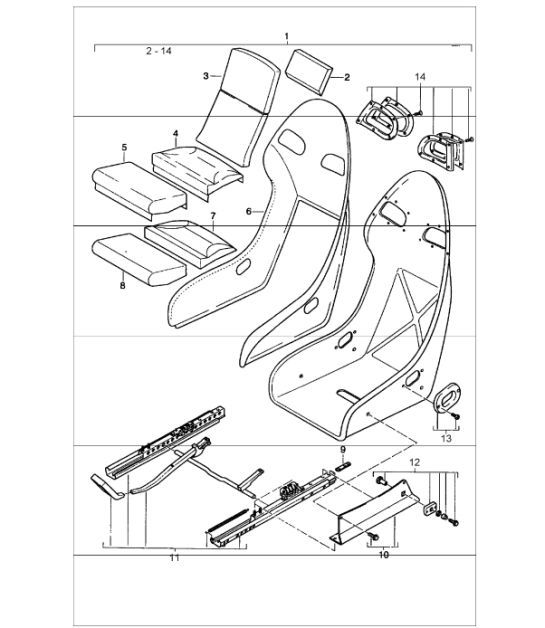 Diagram 817-95 Porsche Cayenne Turbo / Turbo S 4.8L 2007>> Body