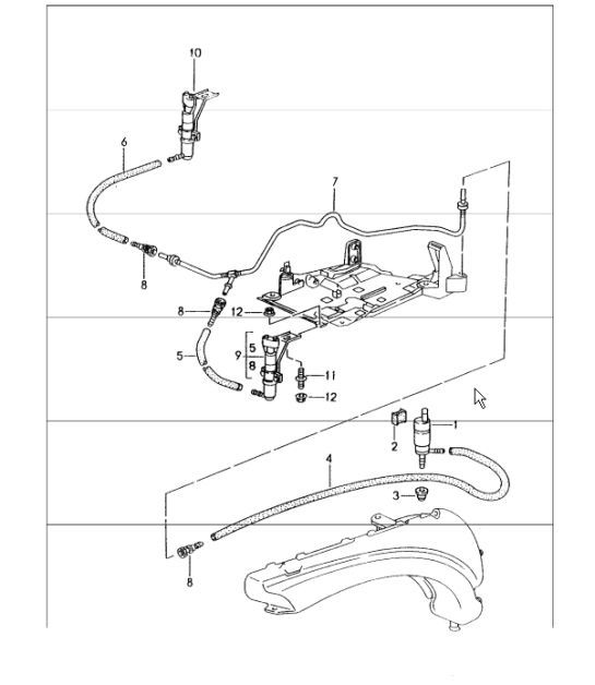 Diagram 904-20 Porsche 997 MKII Carrera C4S 3.8L 2009-12 电子设备