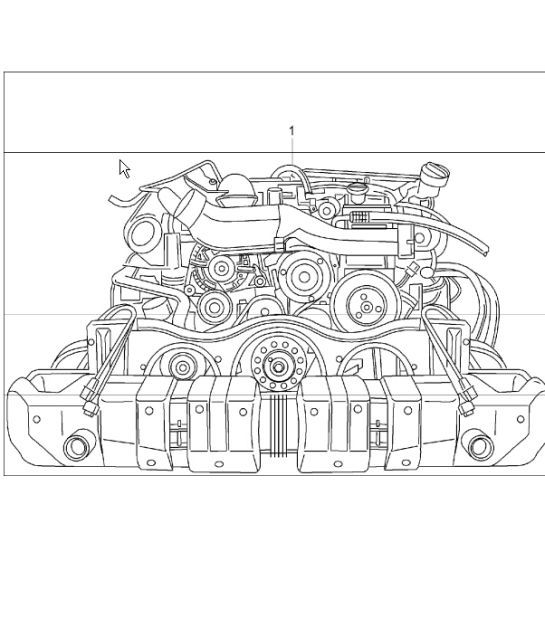Diagram 101-00 Porsche Macan (95B) MK1 (2014-2018) Engine