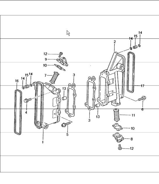 Diagram 103-05 Porsche 991 Carrera 2S 3.0L (420 Bhp) Engine