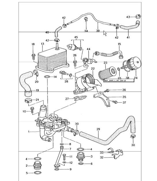 Diagram 104-10 Porsche 9J1.1 Taycan 2020-24 
