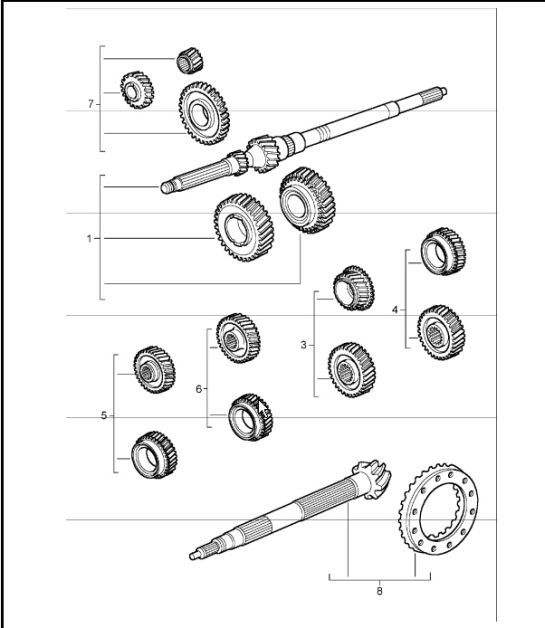 Diagram 303-00 Porsche Carrera GT 2003-06 