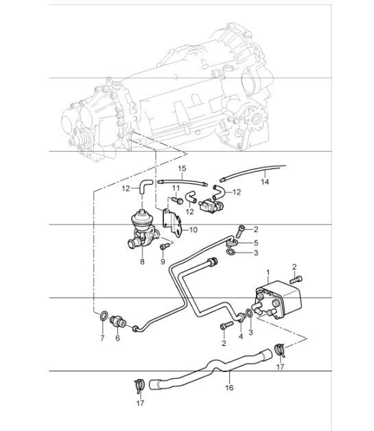 Diagram 360-00 Porsche 991.1 GT3 3.8L (475 Bhp) 2014-16 传播