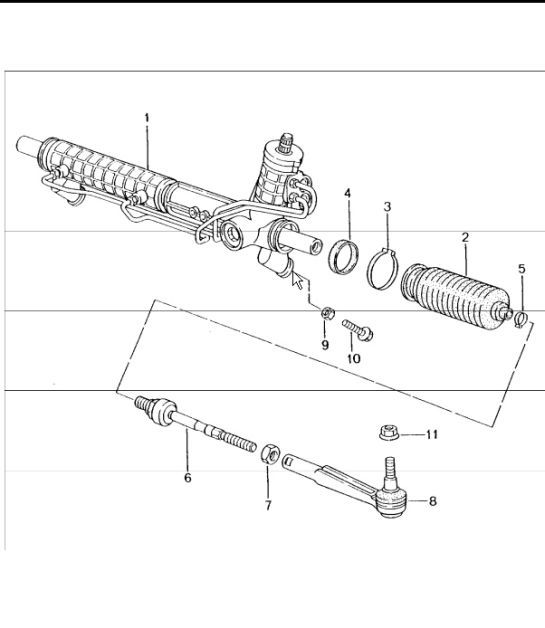 Diagram 403-00 Porsche Cayman 718C (982C) 2017>> Vorderachse, Lenkung 