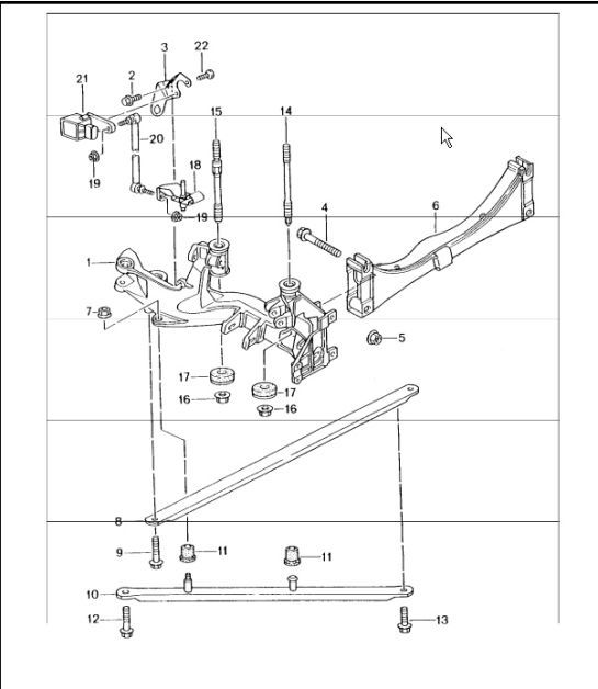 Diagram 501-01 Porsche Cayman 718C (982C) 2017>> Hinterachse