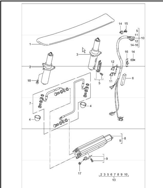 Diagram 803-07 Porsche 997 MK1 GT3 / GT3 RS 2007-09 Body
