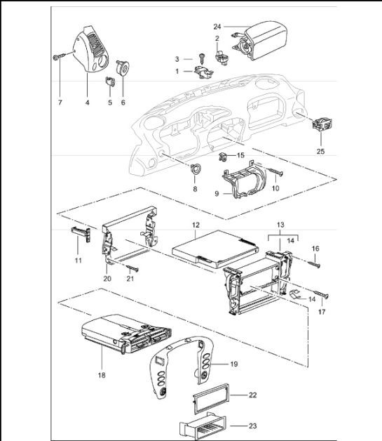 Diagram 809-02 Porsche 968 (1992-1995)  车身