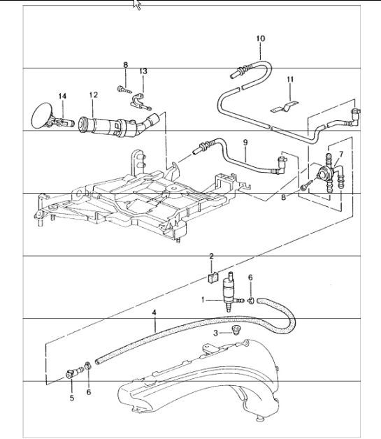 Diagram 904-20 Porsche 9J1.1 Taycan 2020-24 
