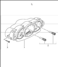 instruments complete IX45/X71 for 996 TURBO  2001-05